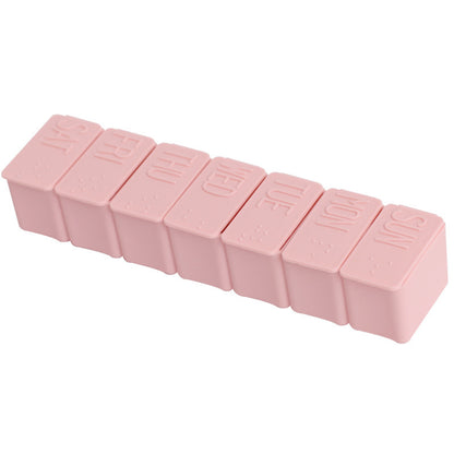 Seven Grid Pill Box Storage Box Portable Pill Box
