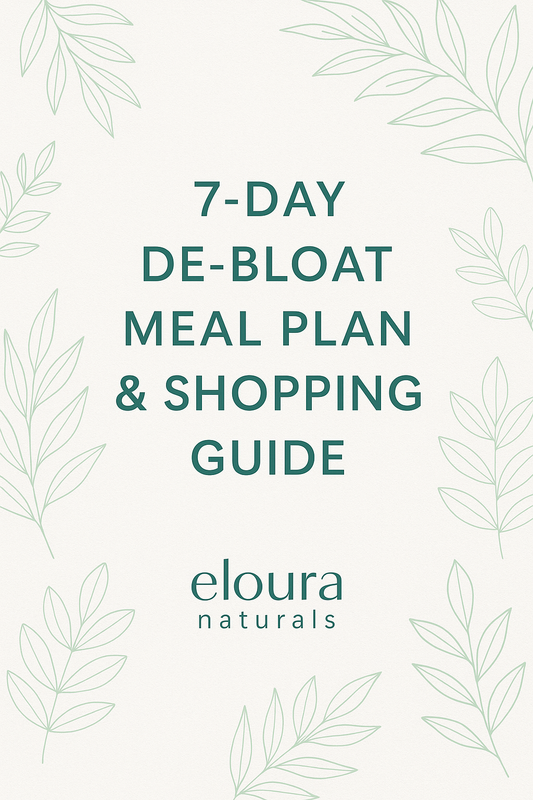 7 Day De-Bloat Meal Plan & Shopping Guide
