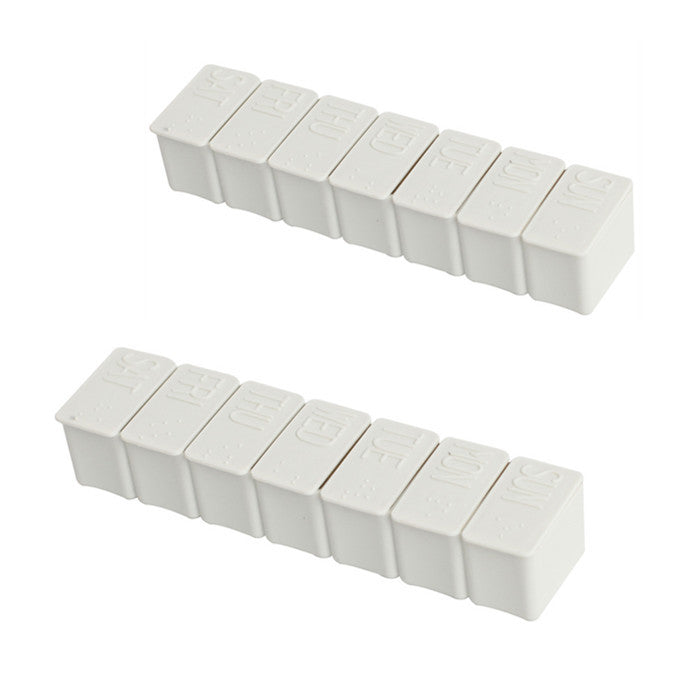 Seven Grid Pill Box Storage Box Portable Pill Box